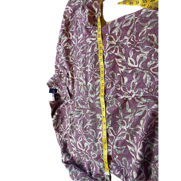 Ocean Pacific Men's Red & Gold Short-Sleeve Casual Button-Up Shirt Large - Picture 5 of 13